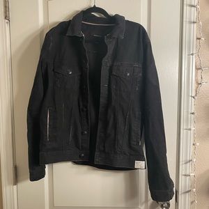 Black jean jacket